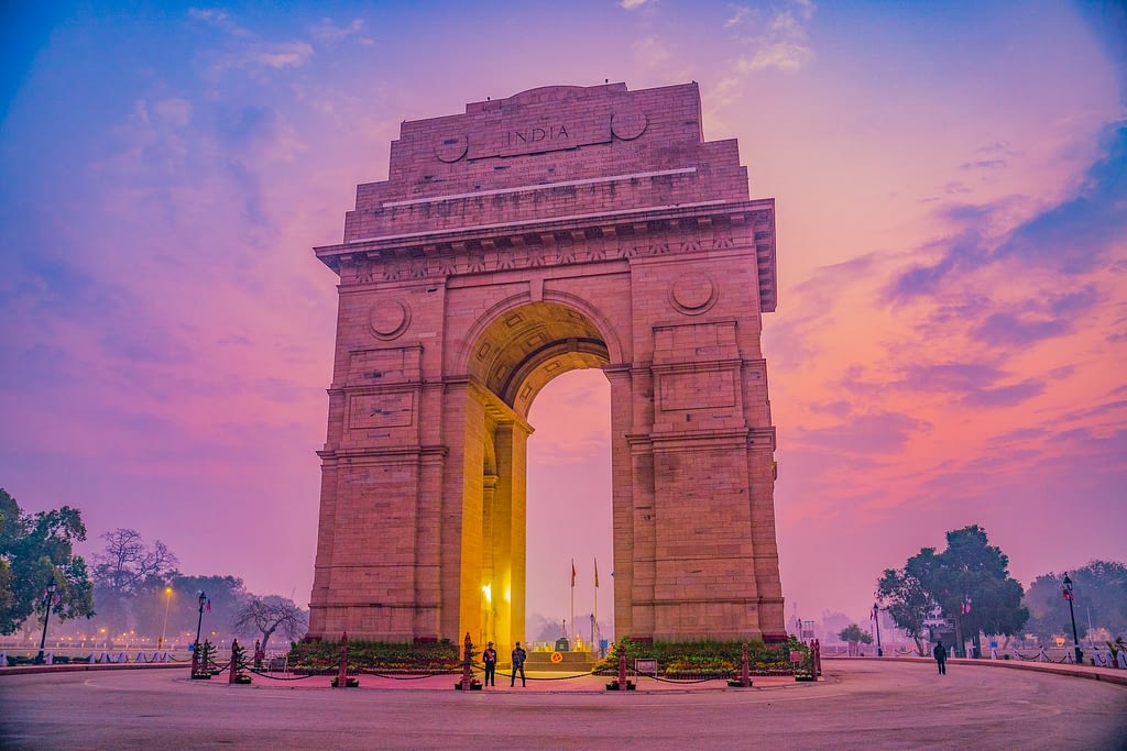  India Gate  in New Delhi
